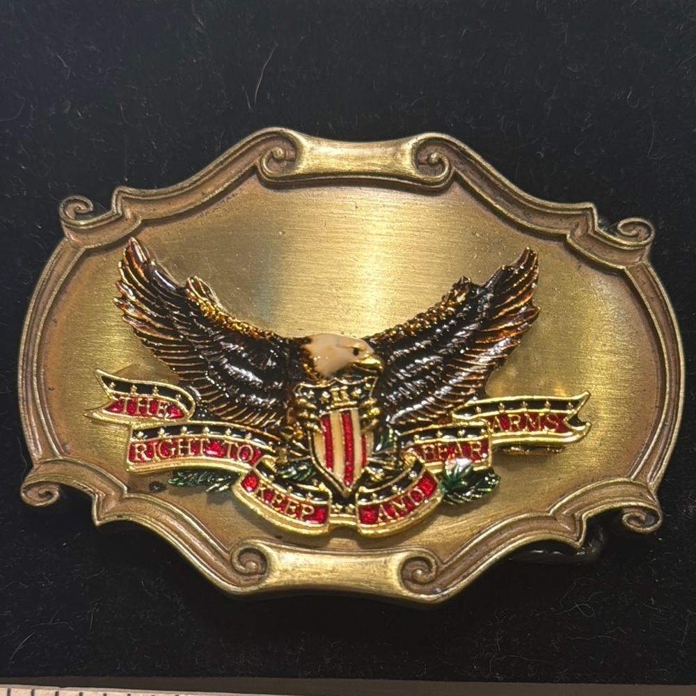 Vintage Brass Eagle Belt Buckle
